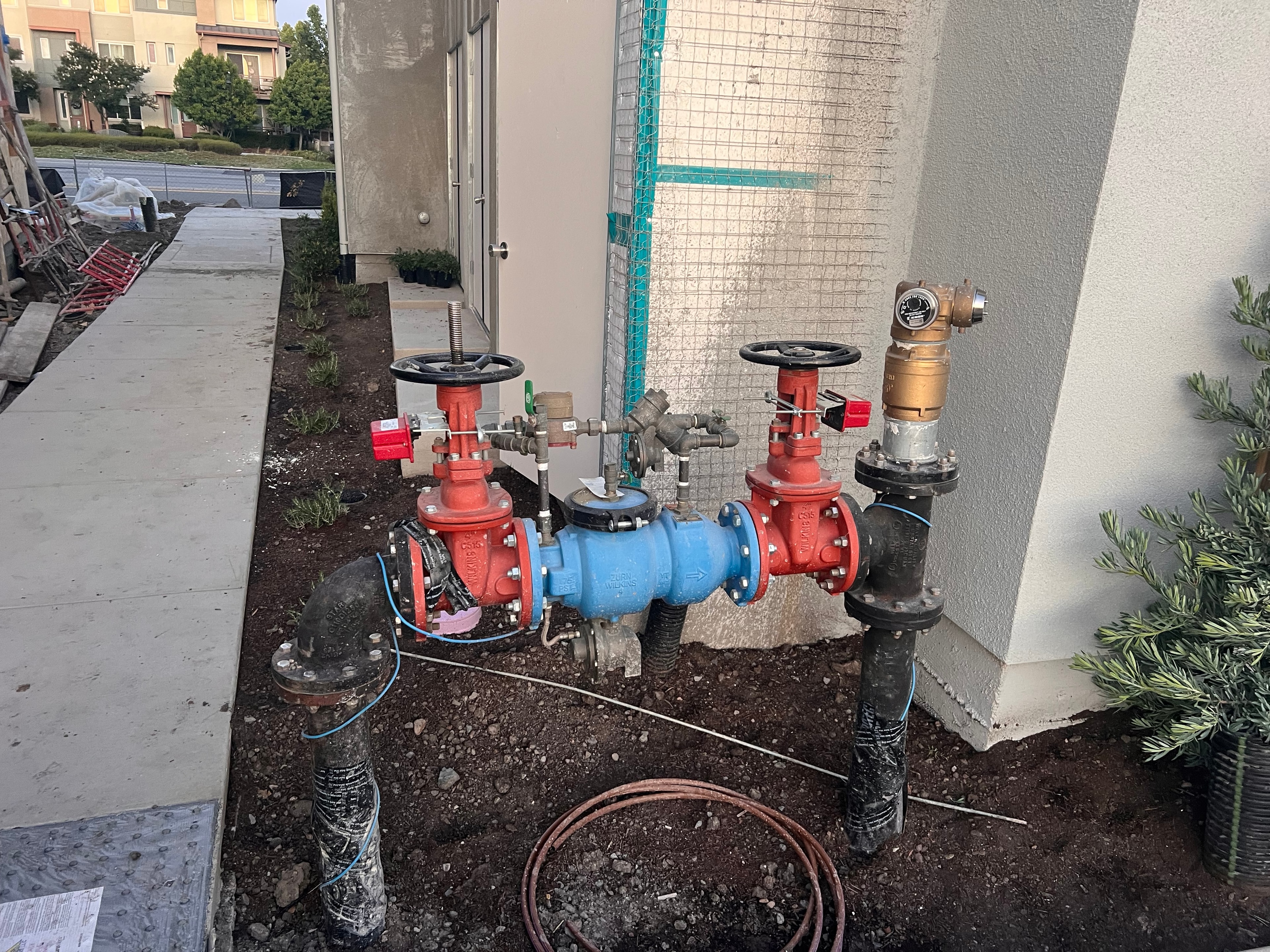 Industrial fire suppression valve system